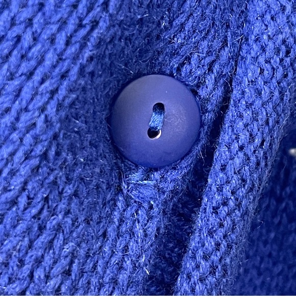 The Quacker Factory Embroidered Patriotic Blue Stars Flag Cardigan Sweater 2X - Picture 4 of 8